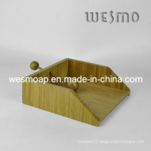 Tabletop Accessory Bamboo Paper Holder